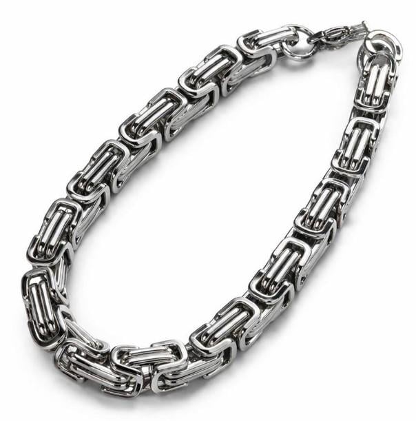Браслет мужской Steel Rage Byzantium из хирургической стали 23 см Серебристый (M1015)