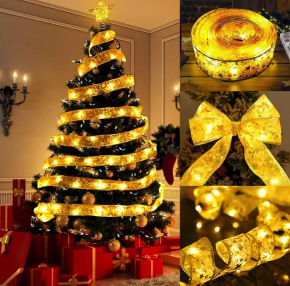 Гирлянда лента светодиодная Золотой (17dea66b) - фото 3 Гирлянда лента светодиодная Золотой (17dea66b) - фото 3