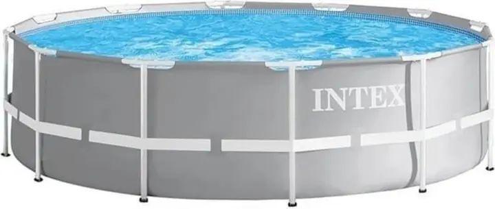 Бассейн каркасный 4485 л Intex 366 x 76 см 26710 Super-Touch, с порошковым покрытием и сливным клапаном, круглый