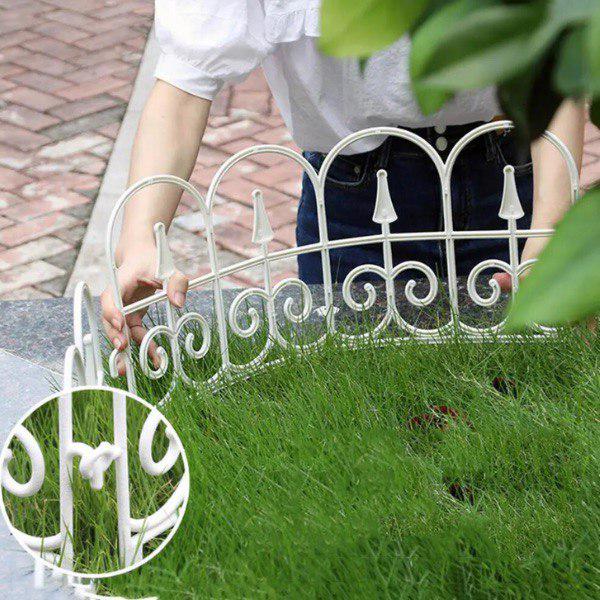 Заборчик декоративный для клумб и газона M00588-1 3 секции пластик - фото 8