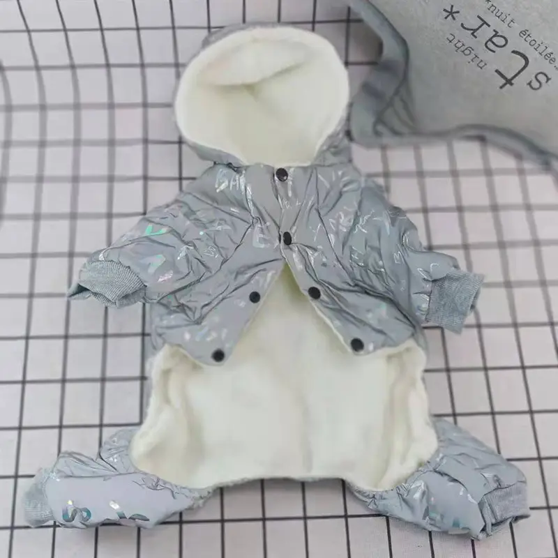 Комбинезон зимний для собак из светоотражающей ткани с теплой подкладкой L (2015677804) - фото 7