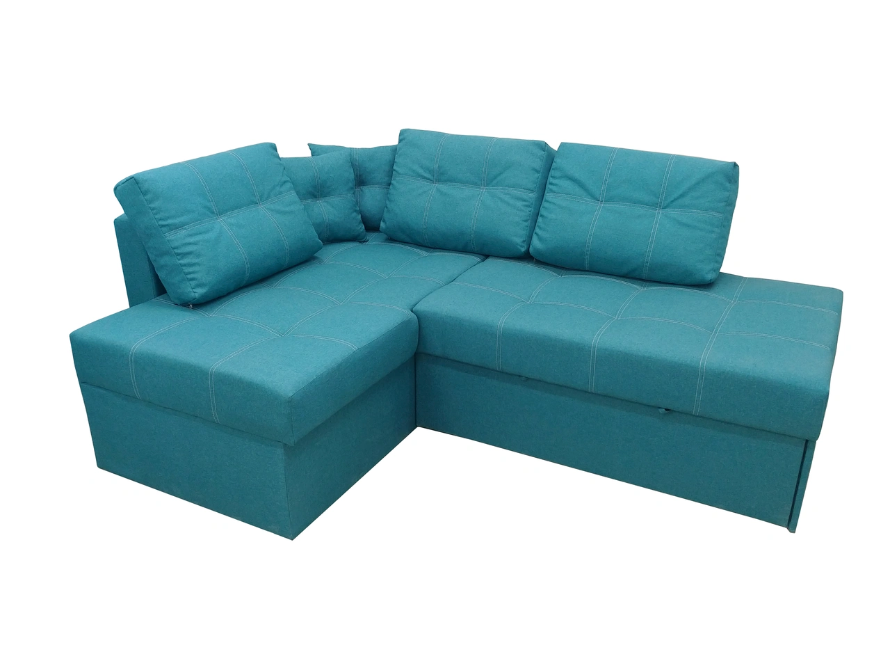 Диван угловой Франклин 225х165 см Аква (28118876)