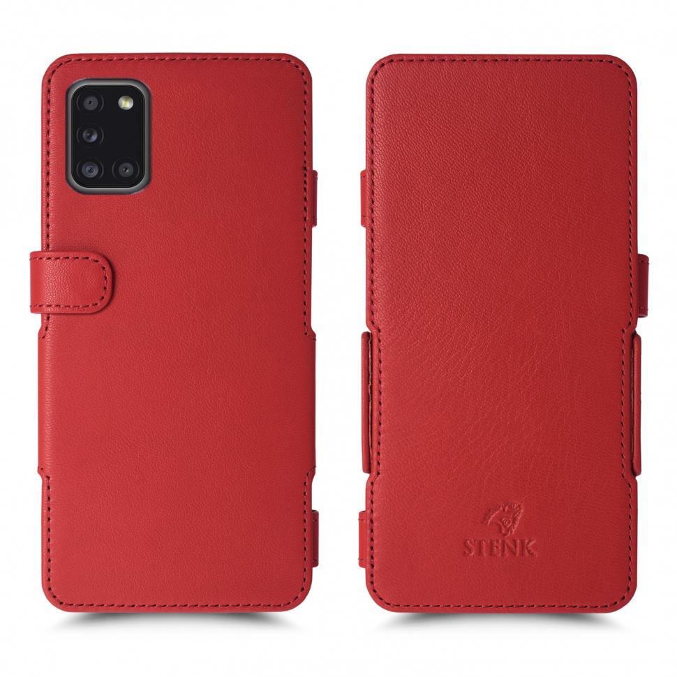Чехол книжка Stenk Prime для Samsung Galaxy A31 Красный (65380)