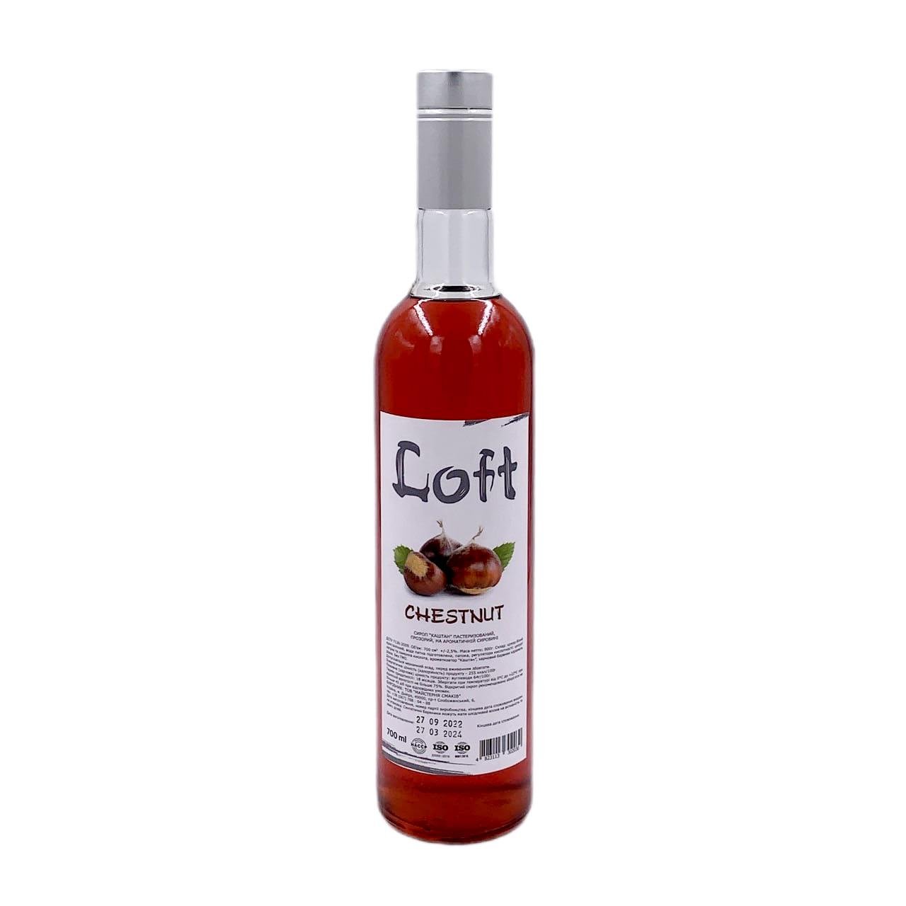 Сироп Loft Каштан 0,7 л (29952557) - фото 1 Сироп Loft Каштан 0,7 л (29952557) - фото 1