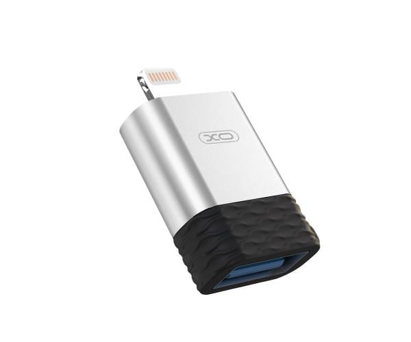Перехідник Xo OTG NB186 USB-Lightning Steel