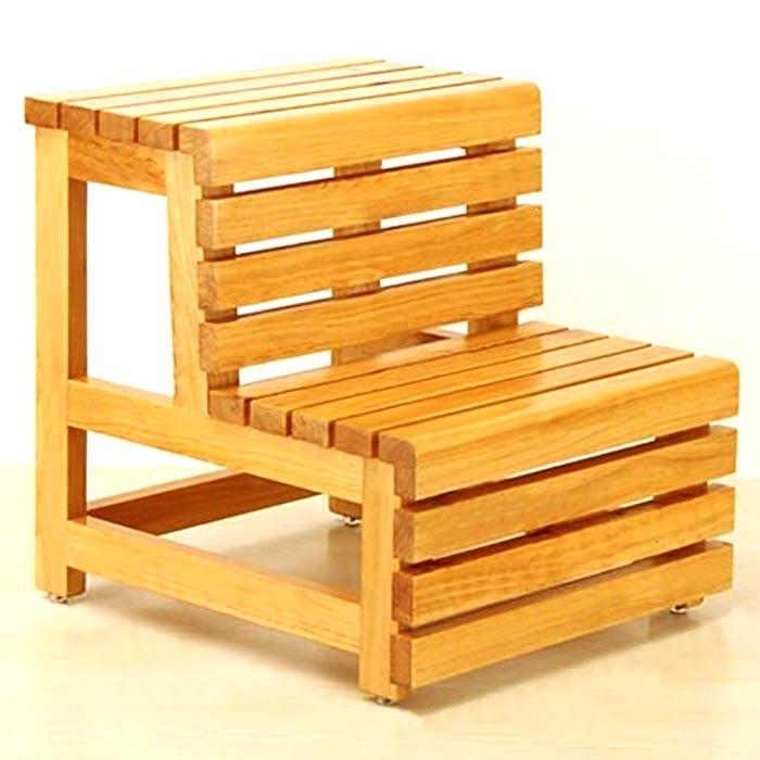 Скамейка-ступенька из дерева Ланита Карри (ССТ-013103)