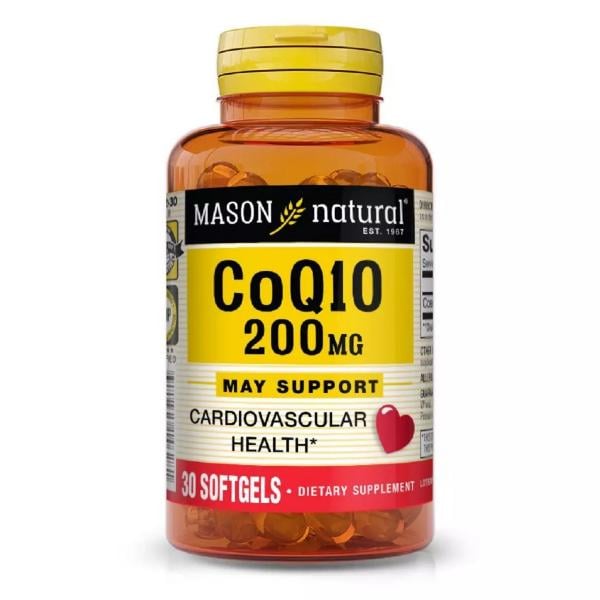 Коэнзим Mason Natural CO Q10 200 мг 30 капс. (000021084)