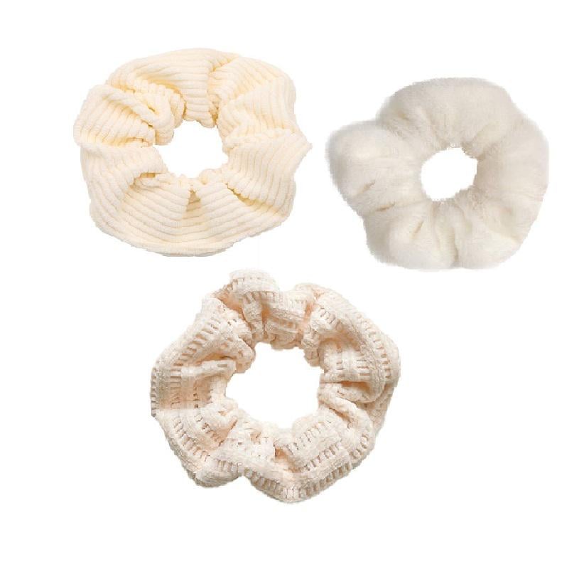 Набір резинок ANbeauty для волосся м'які 3 шт. Beige (AN0103350) Набір резинок ANbeauty для волосся м'які 3 шт. Beige (AN0103350)