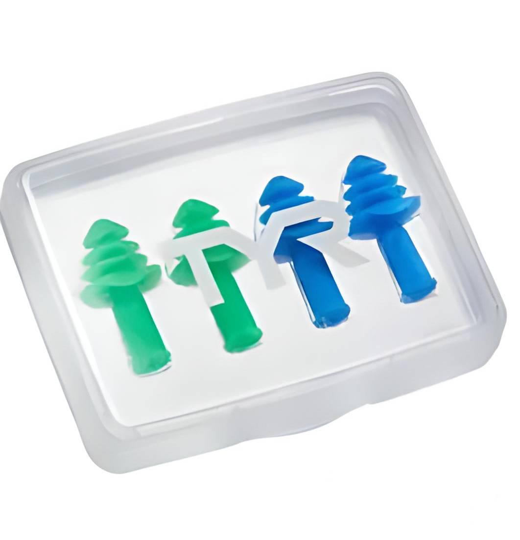Беруши TYR Ergo Flex Ear Plugs 4 шт. Blue/Green