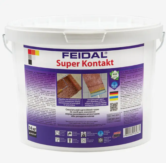 Грунт адгезійний Super Kontakt Feidal 14 кг (27581785)