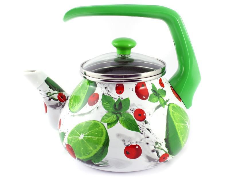 Чайник Interos Мохіто емальований 2,2 л (74017)