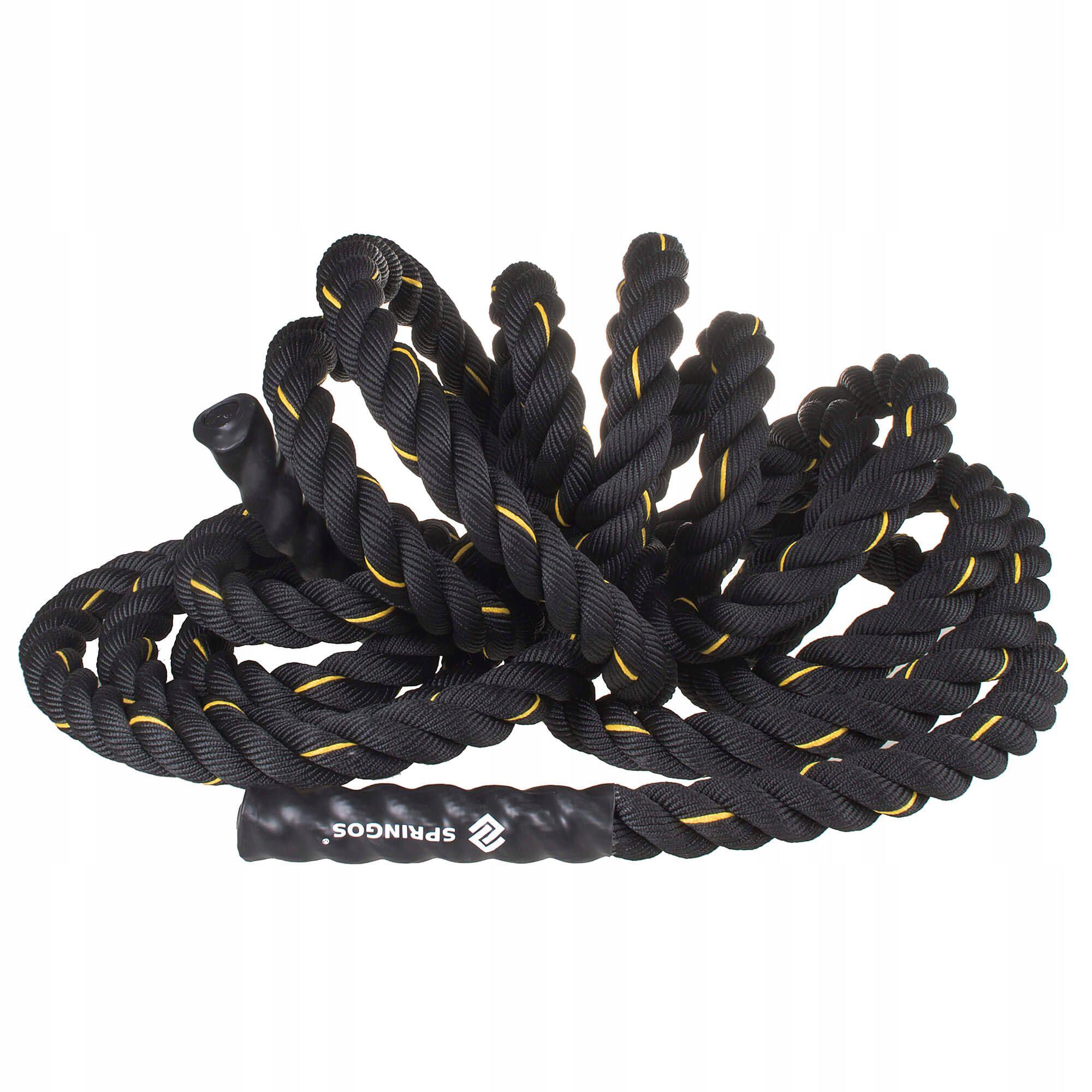 Канат для кроссфита Springos Battle Rope 9 м (FA0104) - фото 6