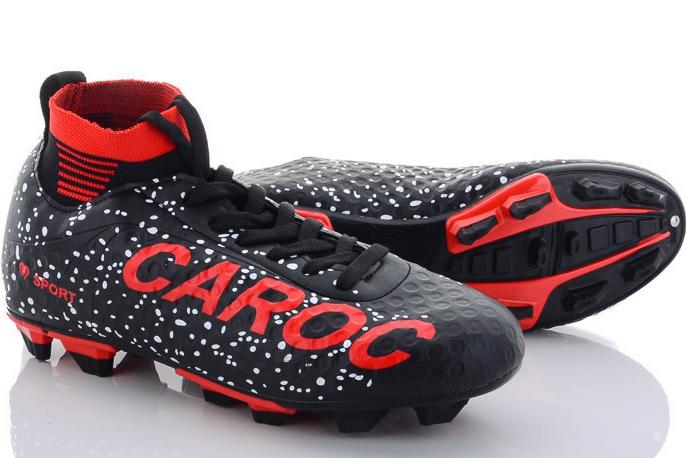 Шипованные бутсы Caroc mSTP2898A р. 34 Черно-красный