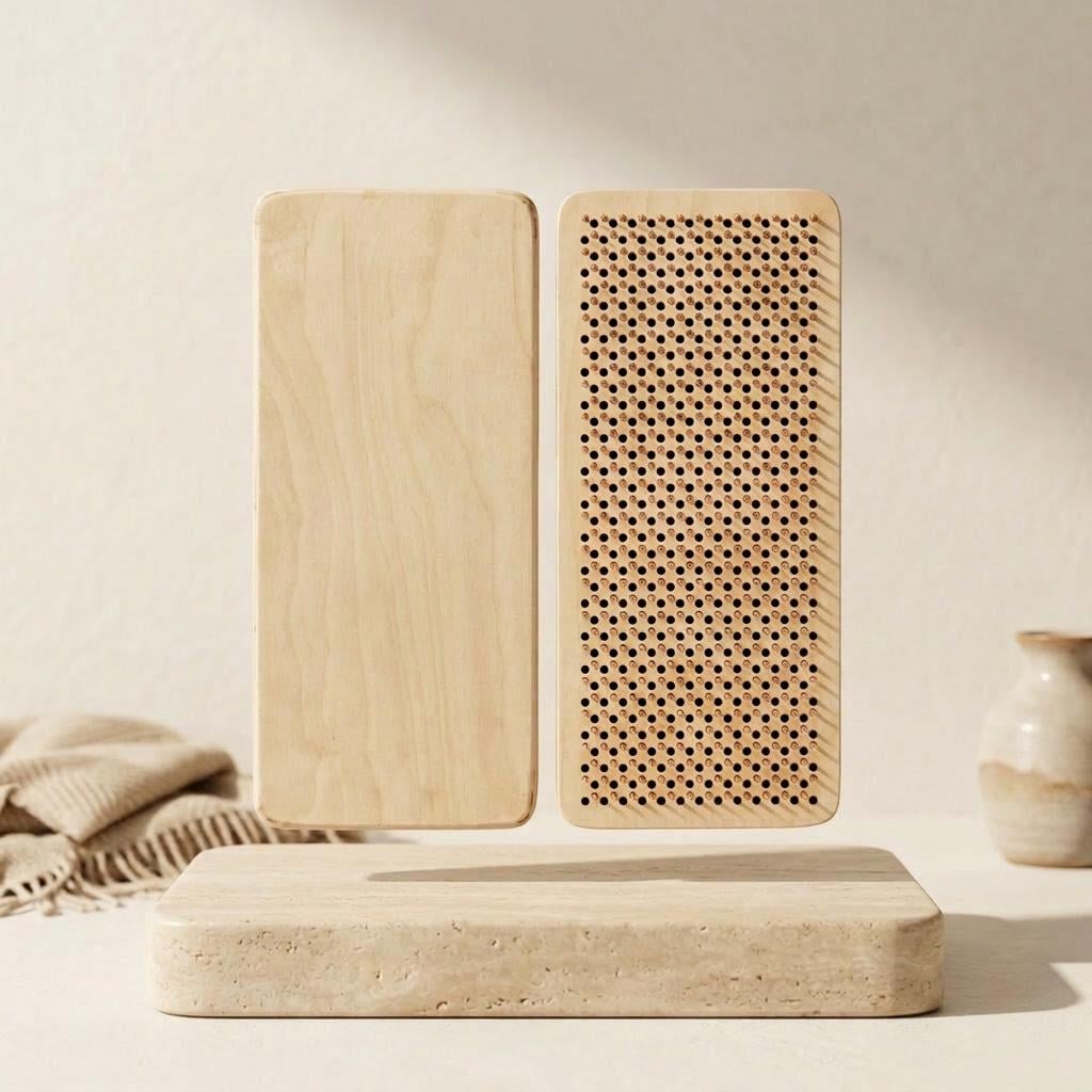 Доска Садху Krok Минимализм прямоугольный омеденные гвозди 10 мм Натуральное дерево (TY-015-2)