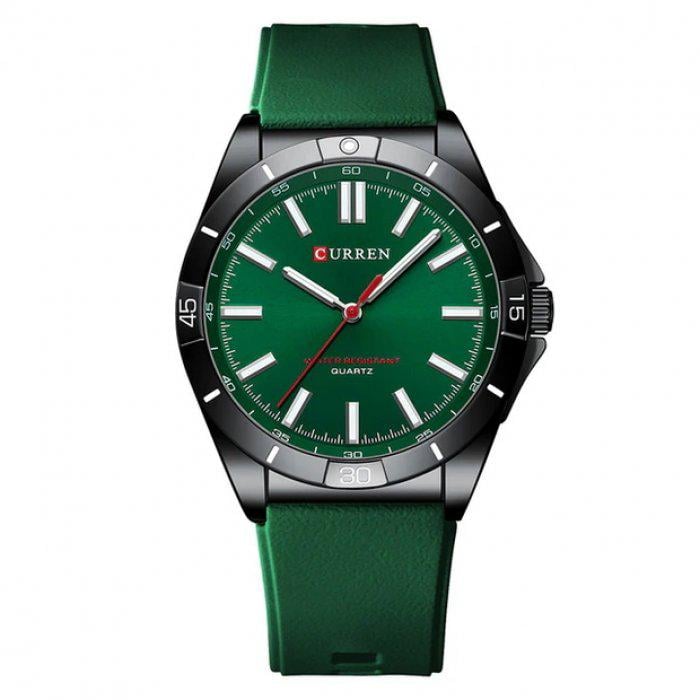 Часы наручные мужские Curren West Green (1481)