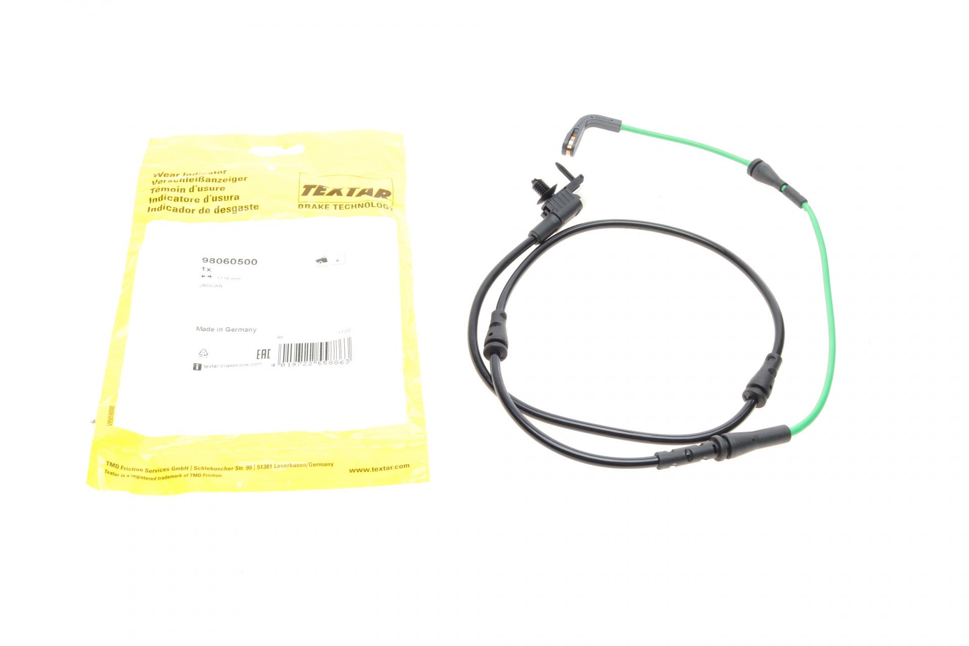 Датчик износа тормозных колодок передних Land Rover Range Rover Velar 17- L 1116 мм (98060500)