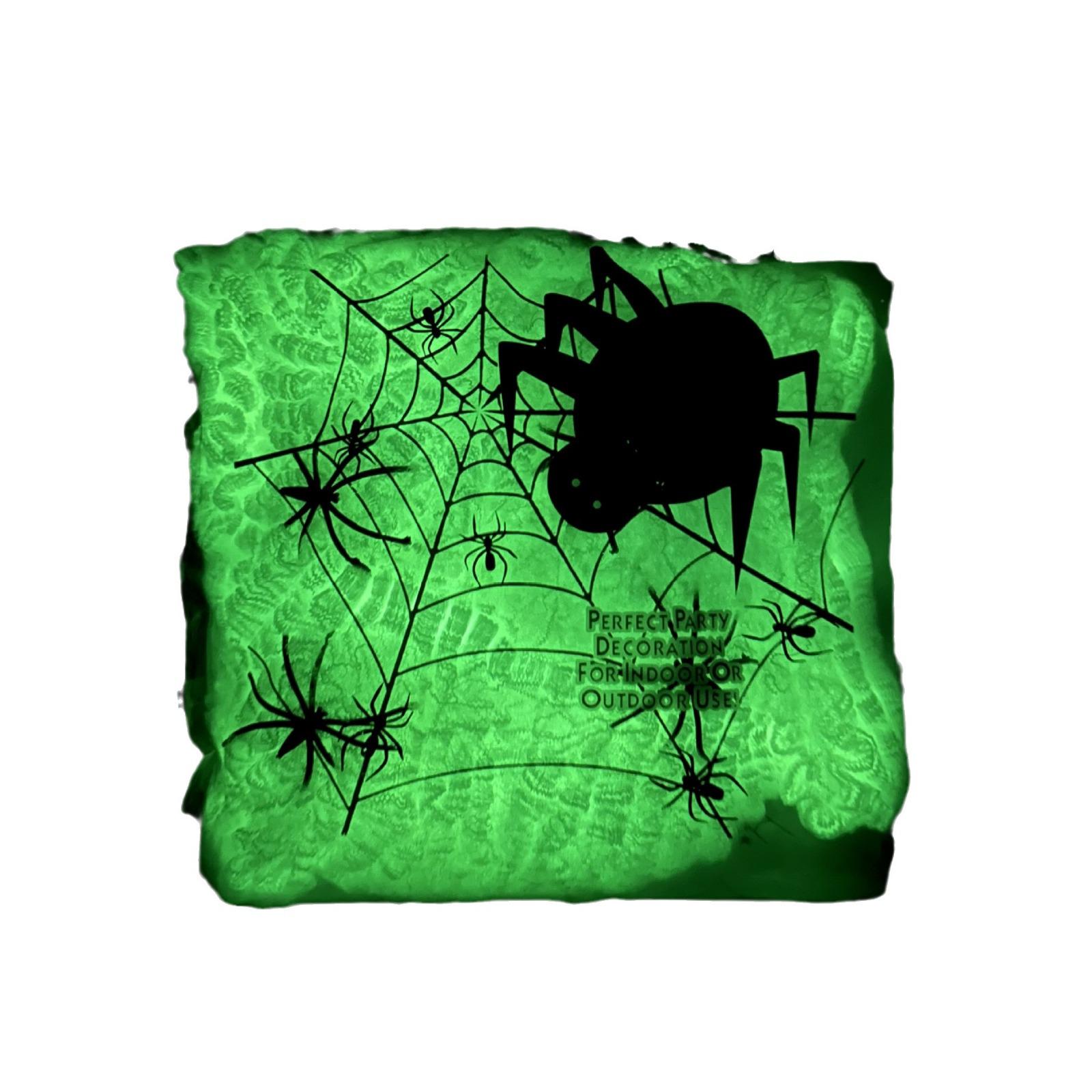 Паутина искусственная на Хэллоуин фосфорная 20 г Белый (222400)