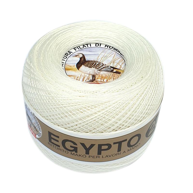 Пряжа Mafil Egypto 25 36 Молоко (7065)