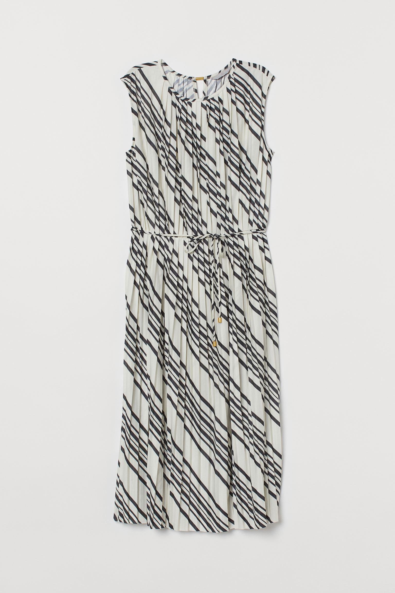 Платье H&M Полоска S Белый (5046464901)