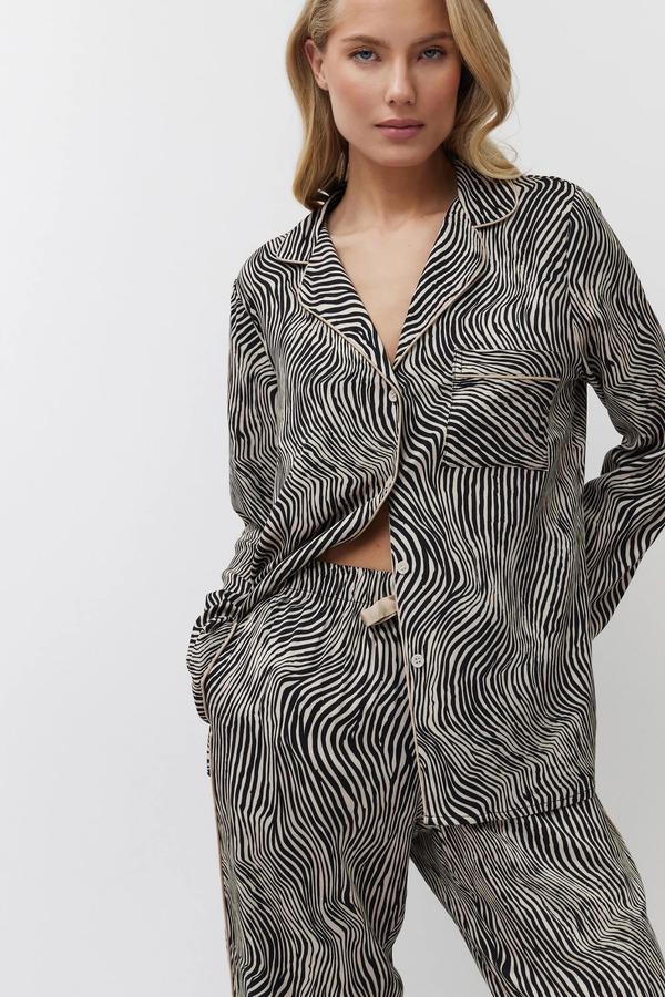 Піжама жіноча Aruelle з штанами L Бежевий (Linna-long) - фото 5 Піжама жіноча Aruelle з штанами L Бежевий (Linna-long) - фото 5