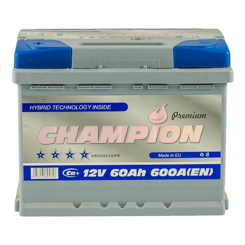 Акумулятор Champion Premium 60 Ah/12V (CHGP60-1)