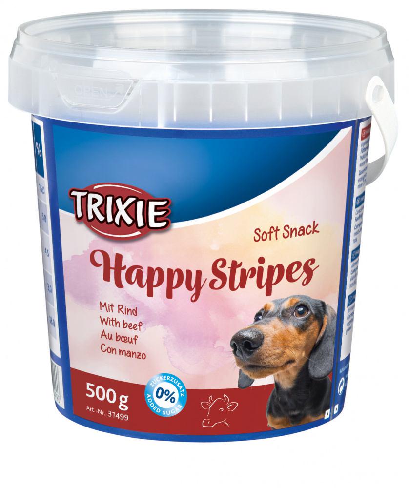 Ведро мягких лакомств для собак Trixie Happy Stripes 200 г говядина