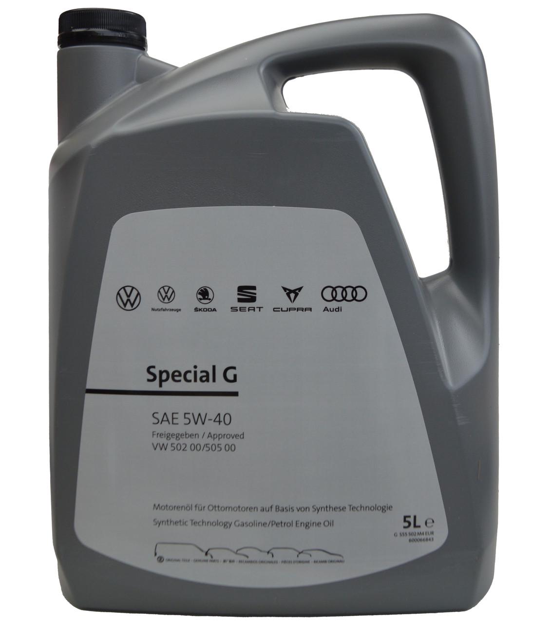 Моторное масло VAG 5w-40 G Special 5 л (901623) - фото 3 Моторное масло VAG 5w-40 G Special 5 л (901623) - фото 3