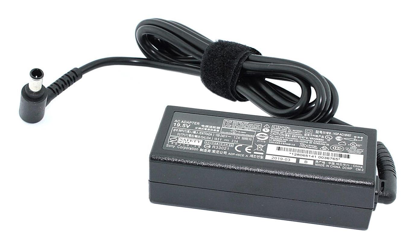 Блок живлення для ноутбука Sony VGP-AC19V68 45W 19,5V 2,3A 6,5x4,4 мм (081168) Блок живлення для ноутбука Sony VGP-AC19V68 45W 19,5V 2,3A 6,5x4,4 мм (081168)