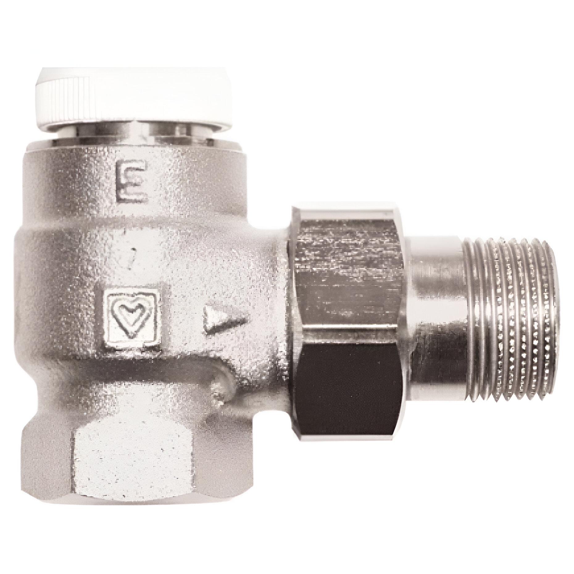Клапан термостатический угловой Herz TS-E 3/4" (AKD9925)