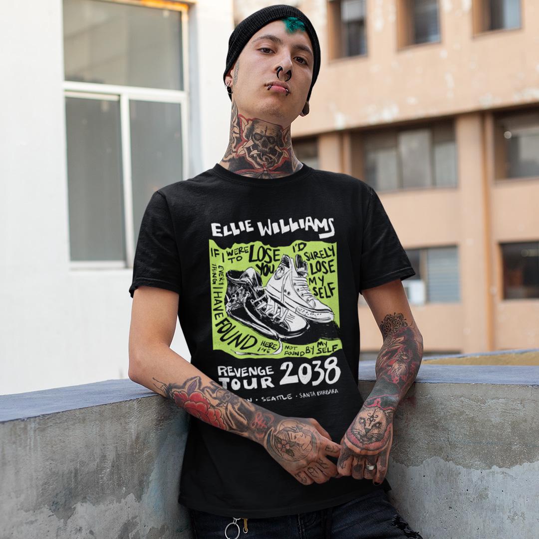 Футболка унісекс The Last Of Us Revenge Tour 2038 4XL Чорний (00000011136)