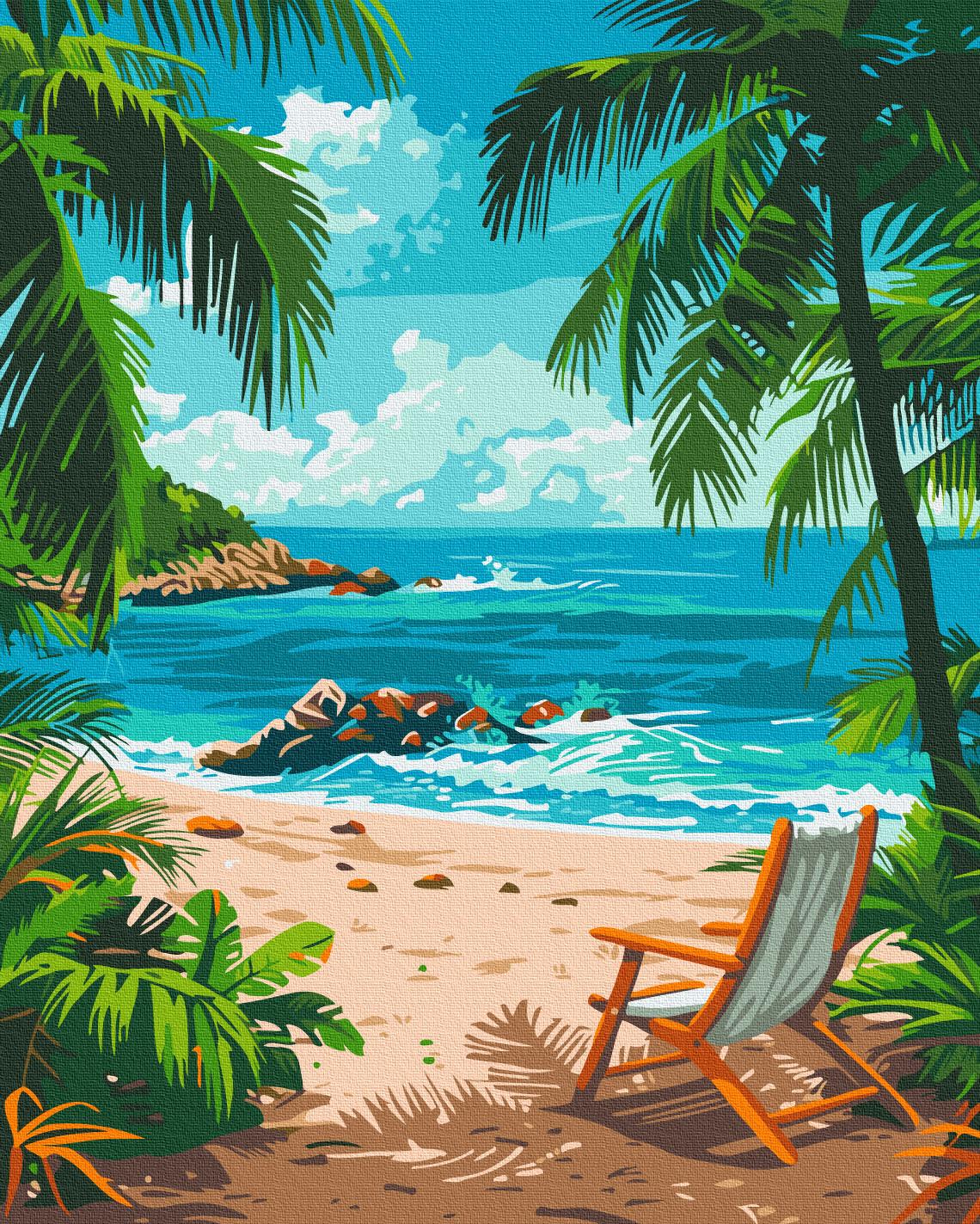 Картина по номерам Brushme Летняя идиллия 40x50 см (BS54091)