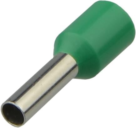 Наконечник изолированный АСКО-Укрем НТ 0,75-08 0,75 мм2 гильза 8 мм 100 шт. Зеленый (A0060010092)