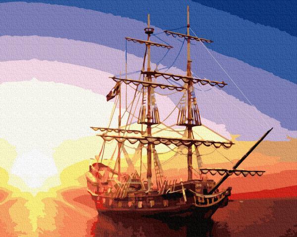 Картина по номерам Brushme Парусник 40x50 см (GX32375)