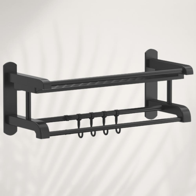 Полиця у ванну кімнату для рушників та шампунів 39,5х18 см (AND-105-20-22PCS) - фото 7 Полиця у ванну кімнату для рушників та шампунів 39,5х18 см (AND-105-20-22PCS) - фото 7