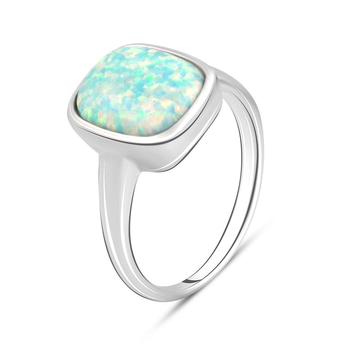 Кольцо серебряное с опалом 2,069 ct 3,81 г р. 18 (2097433) Кольцо серебряное с опалом 2,069 ct 3,81 г р. 18 (2097433)