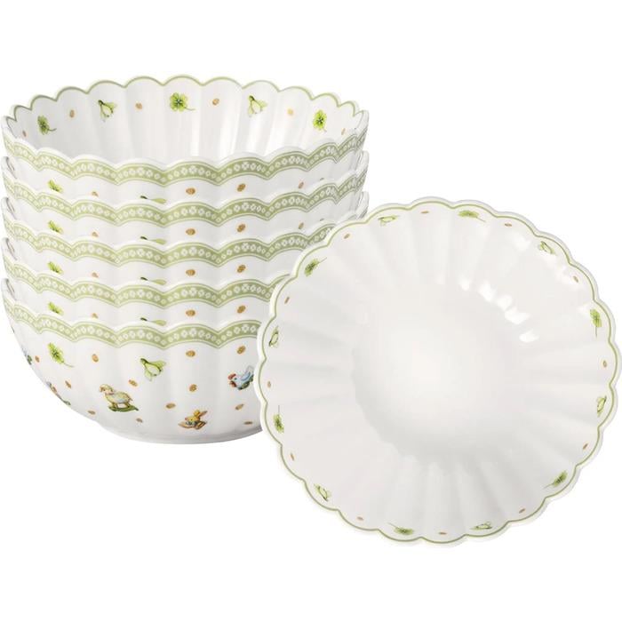 Набір піал для пластівців Villeroy & Boch Easter Delight 6 пр. 0,6 л (33497590)