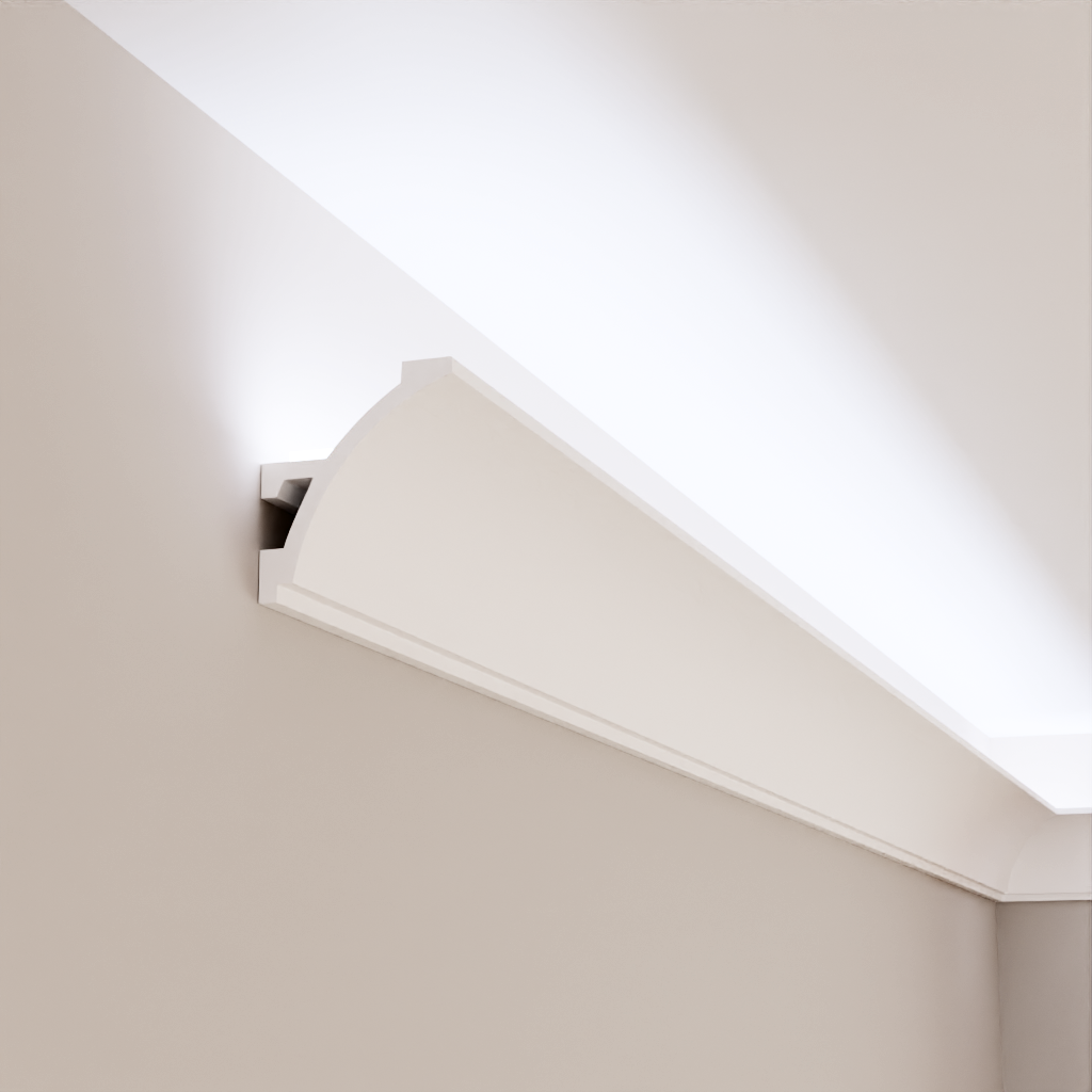 Карниз дюрополімерний Grand Decor KH 904 для LED освітлення 52x45x2000 мм (25400297)