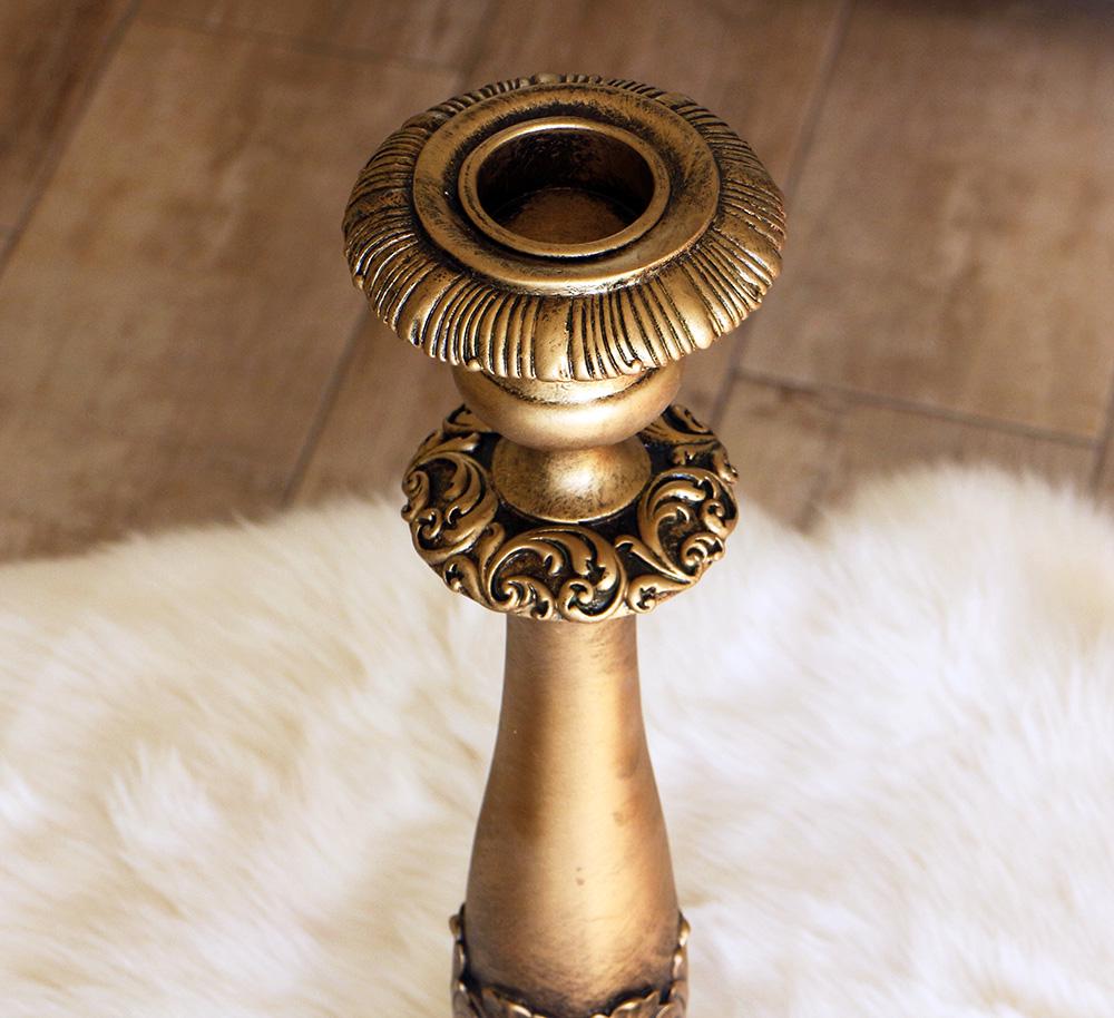 Свічник великий Класика бронза 43 см Гранд Презент 84121 бронза - фото 5 Свічник великий Класика бронза 43 см Гранд Презент 84121 бронза - фото 5