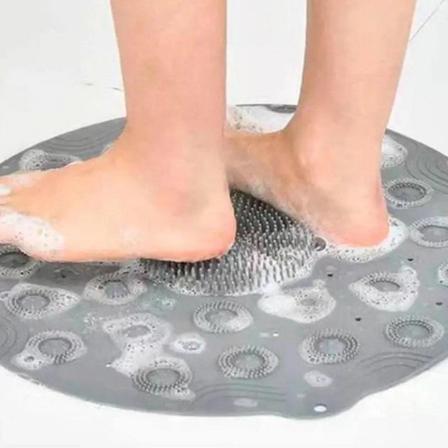 Коврик для ванной комнаты Massage Foot Pad Серый (97e639a9) - фото 2