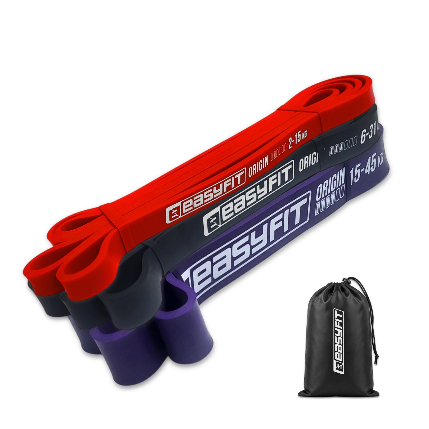 Резиновые петли для фитнеса EasyFit Power Bands 3 шт 2-45 кг (EF-PB.3-2-45)