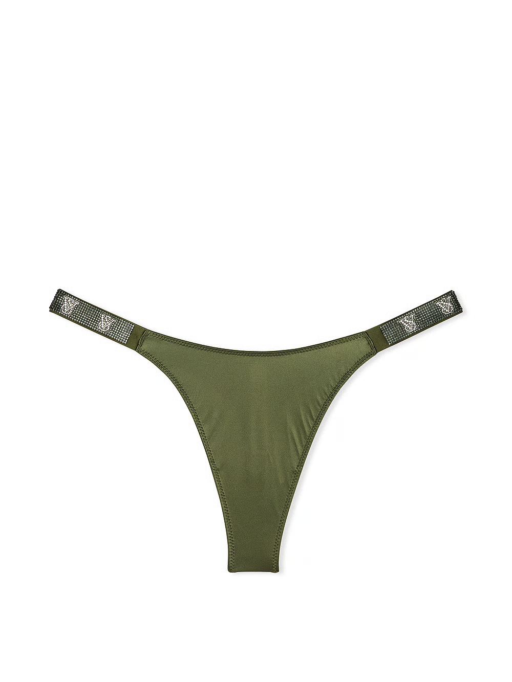 Труси Victoria's Secret Shine Strap Thong Panty S Зелений (27866720) Труси Victoria's Secret Shine Strap Thong Panty S Зелений (27866720)