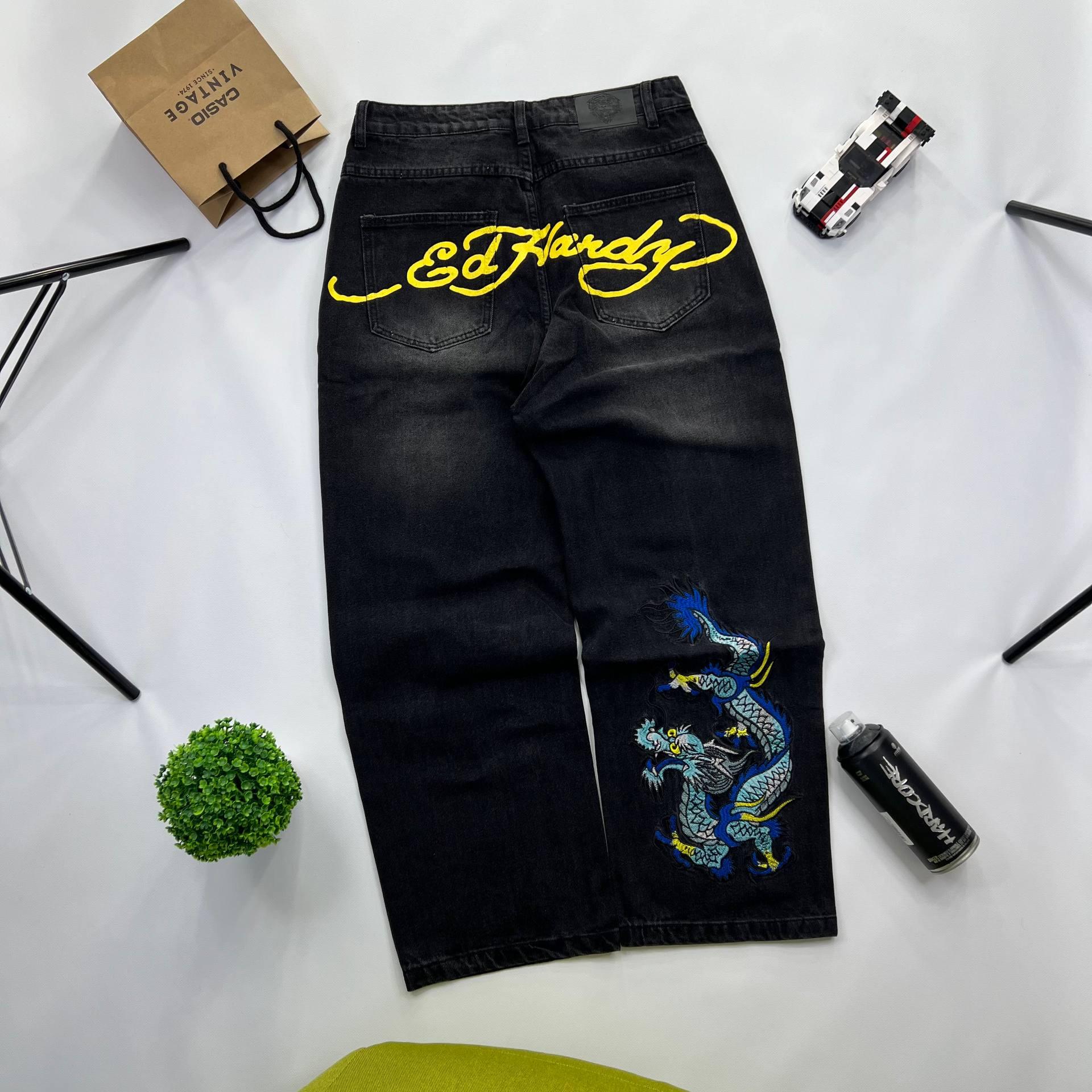 Джинсы Ed Hardy Дракон L (30296467)
