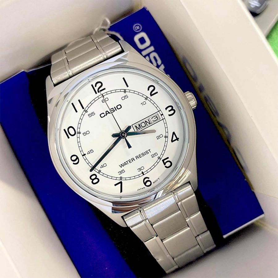 Наручные часы мужские Casio MTP-V006D-7B2 Timeless Collection Белый (2668164289)
