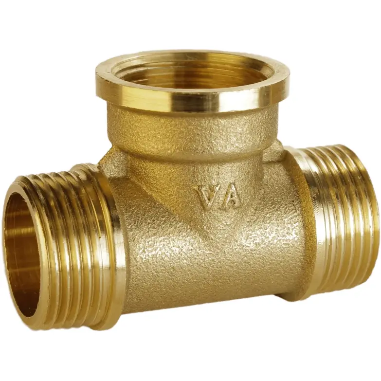 Тройник латунный 3/4"х3/4"х3/4" СВЗ штампованный (А0253А)