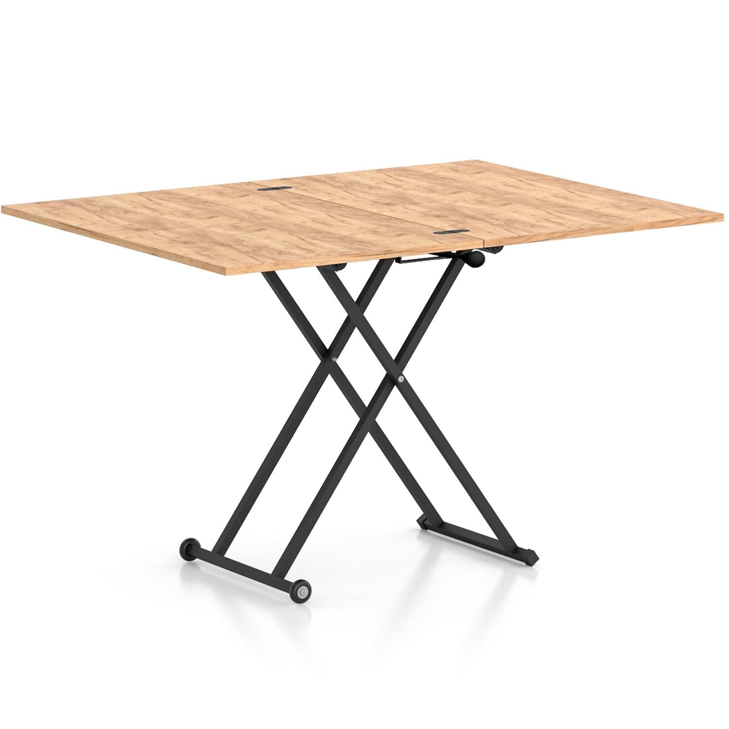 Стол-трансформер с регулировкой высоты Knap Knap Dragonfly 900/1200x600x760 мм Крафт Золотой (S201002104)