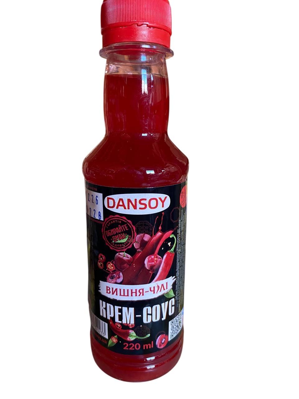 Крем-соус Dansoy вишня-чилі 220 мл