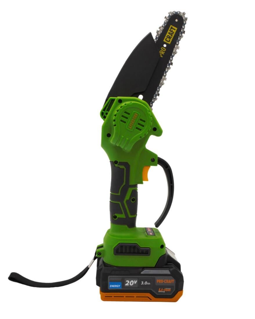 Пила аккумуляторная цепная мини PRO-CRAFT PKA-22Li 20В 2 АКБ/зарядное устройство/2 шины/2 цепи (32210) - фото 7 Пила аккумуляторная цепная мини PRO-CRAFT PKA-22Li 20В 2 АКБ/зарядное устройство/2 шины/2 цепи (32210) - фото 7