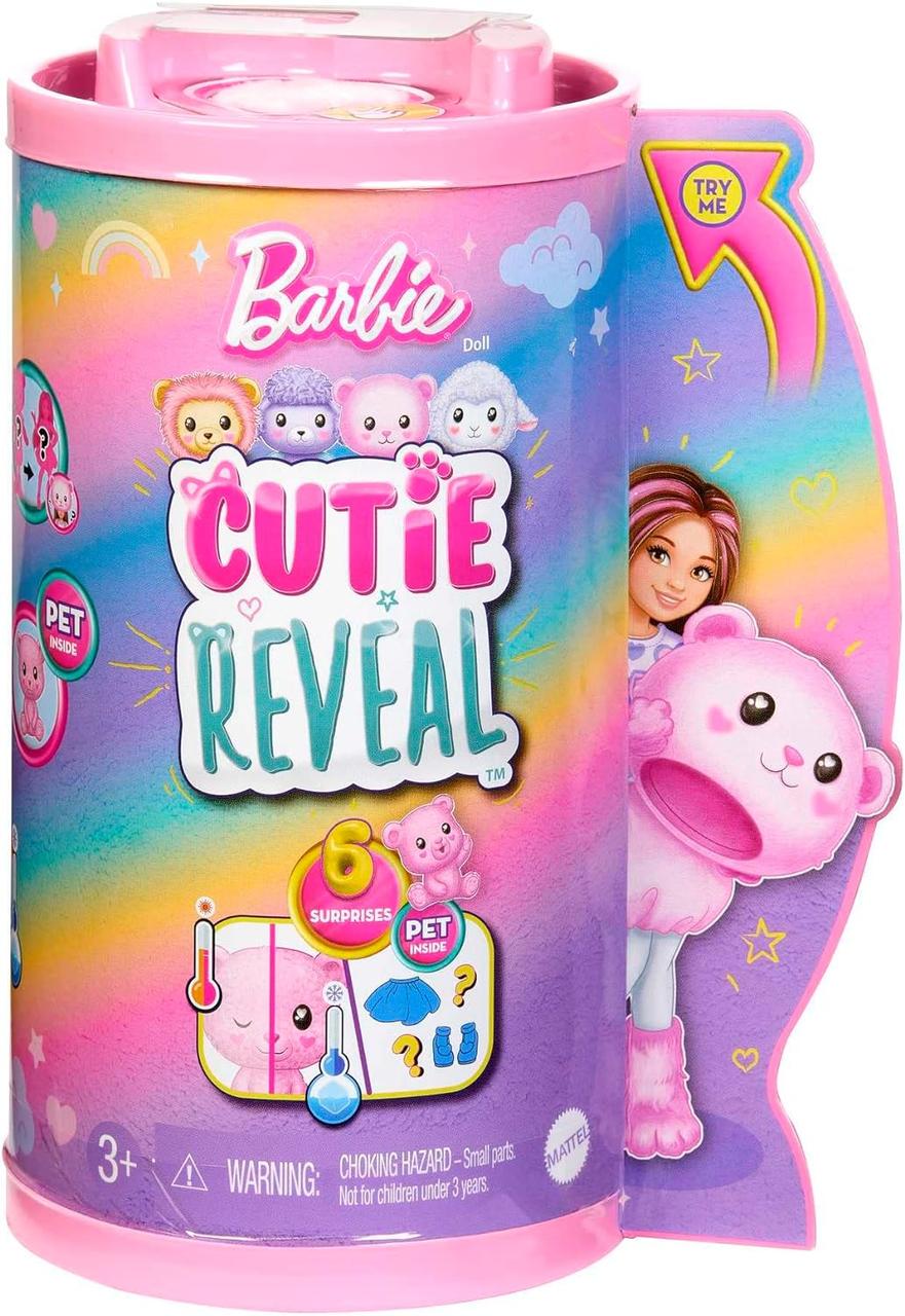 Кукла Barbie Cutie Reveal Chelse сюрприз в костюме Мишка Изменяет цвет (2085806785) - фото 6