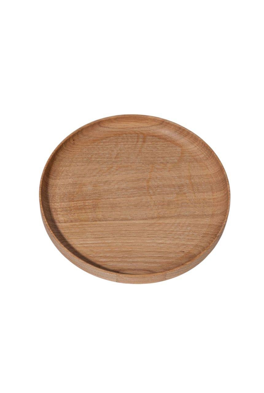Тарелка деревянная круглая 21 см (DT-06) - фото 1 Тарелка деревянная круглая 21 см (DT-06) - фото 1