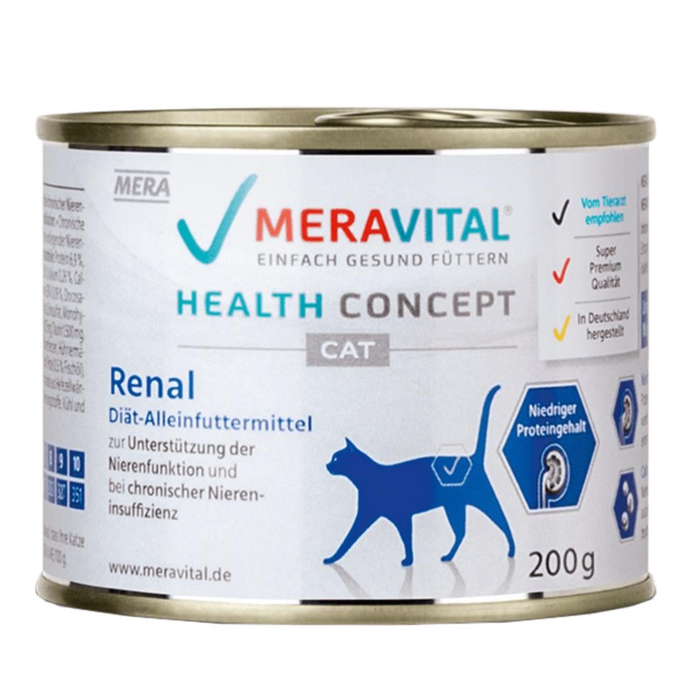 Корм вологий MERA MVH Renal для котів із захворюваннями нирок 200 г (4025877602030)